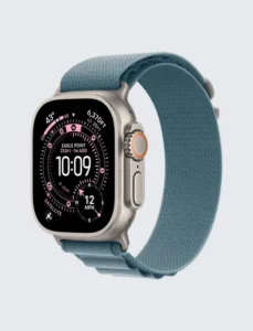 Apple Watch Ultra 2 – Titanium Case with Teal Trail Loop