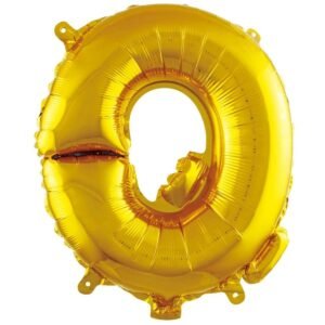 Q harfi folyo balon